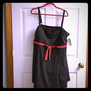 NWT Swim dress 28W Catherines